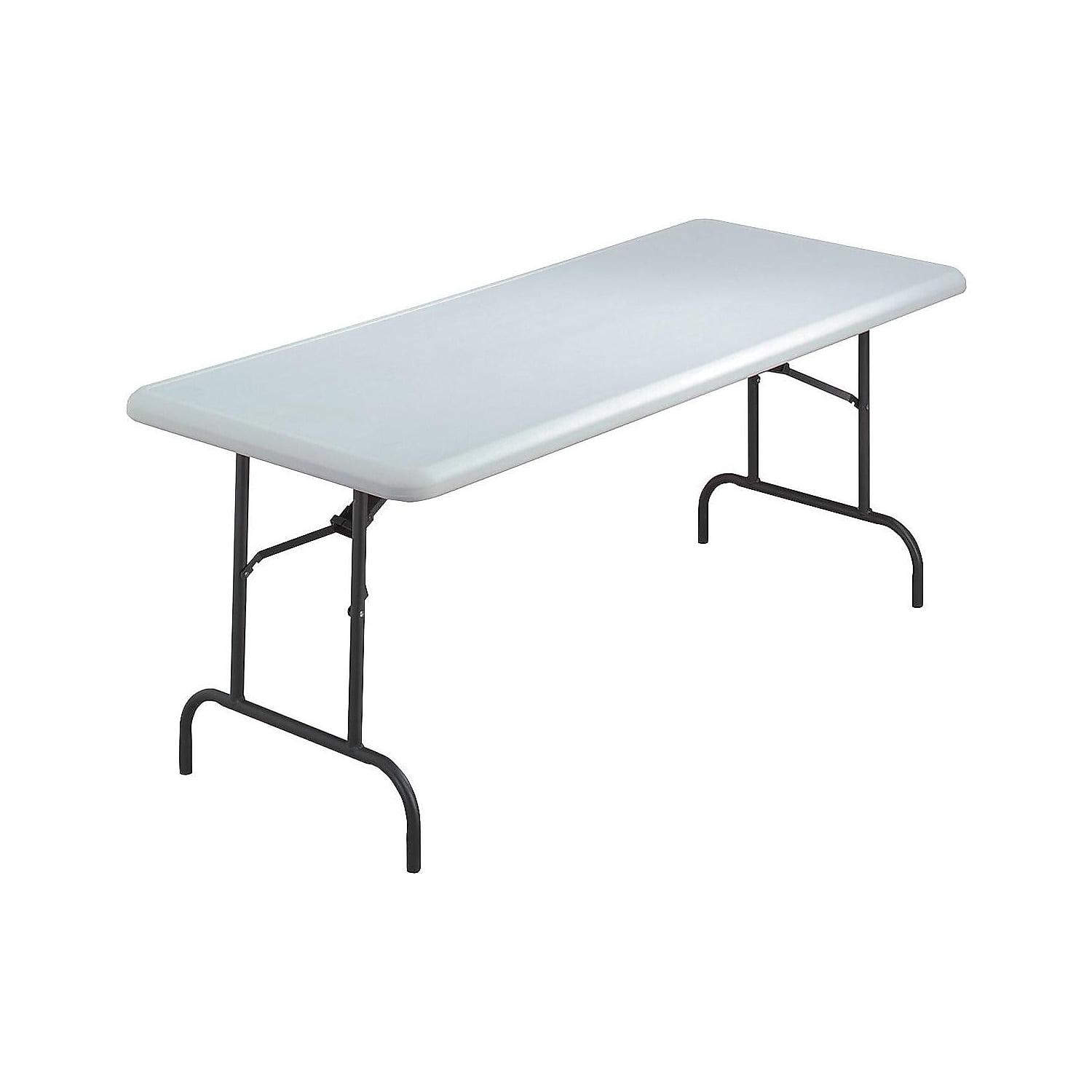 Platinum Granite 72" Rectangular Folding Utility Table