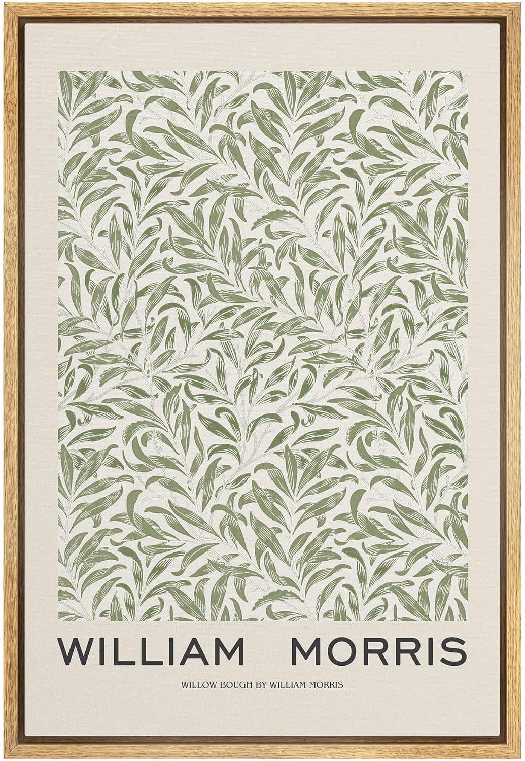 Classical Artwork " Willow Bough Flower Pattern " by William Morris