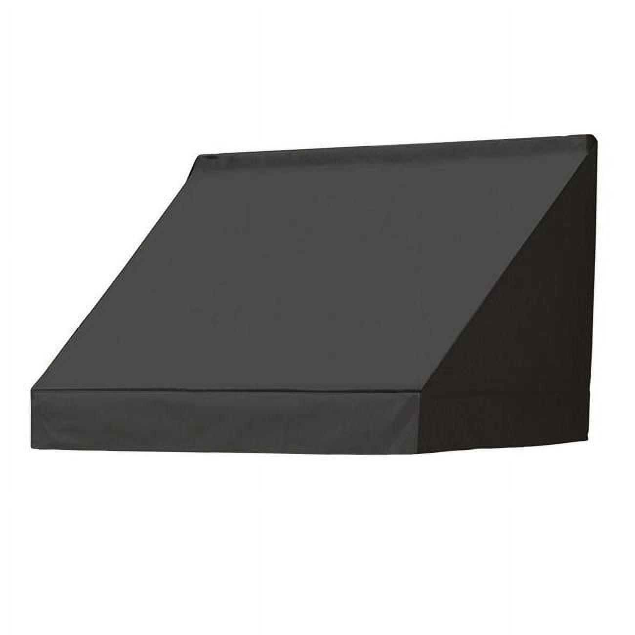 IDM Worldwide 48'' W x 21'' D Fabric Ebony Cover Retractable Door / Window Awning
