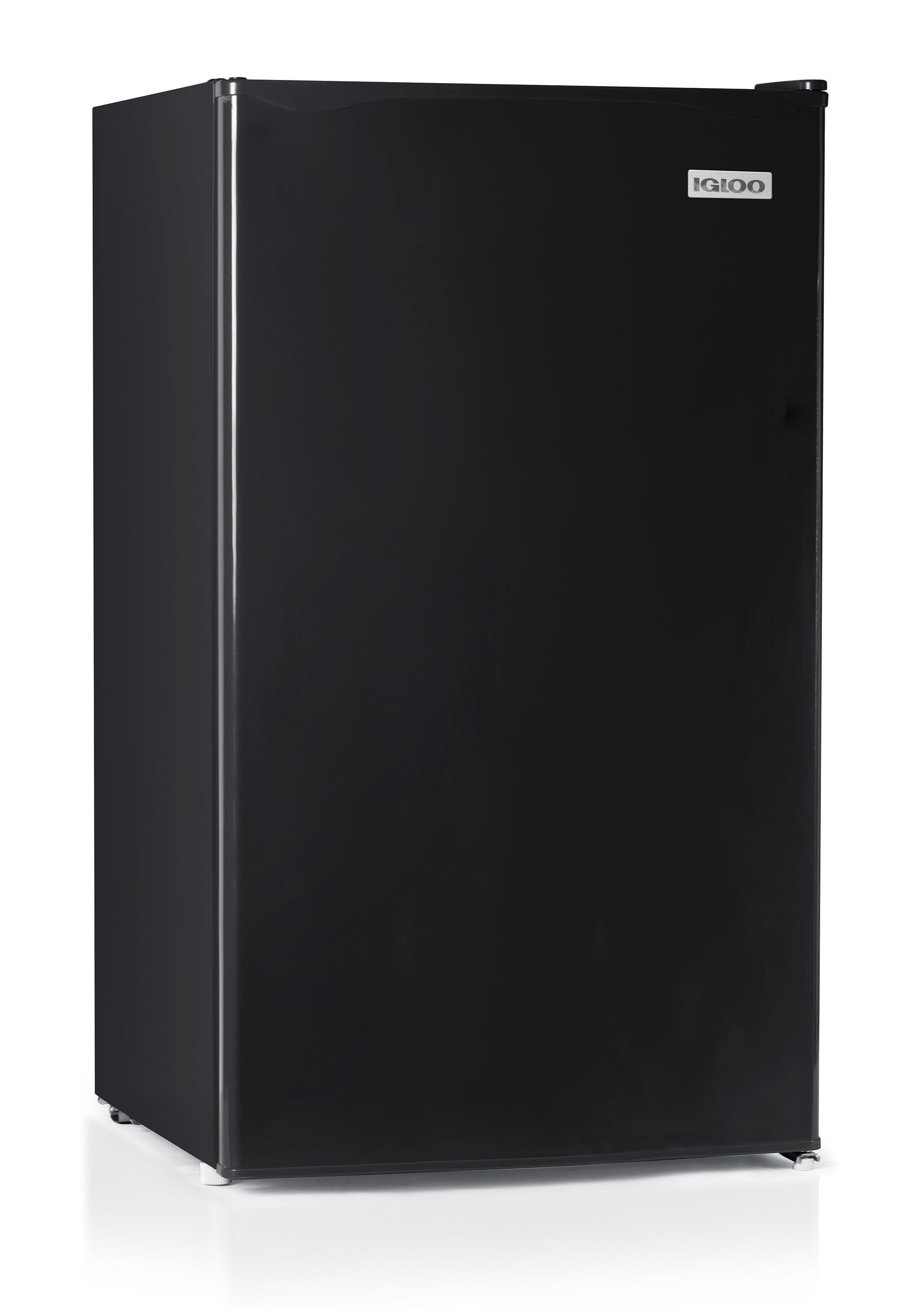 Igloo 3.2 Cu Ft Black Compact Refrigerator with Freezer