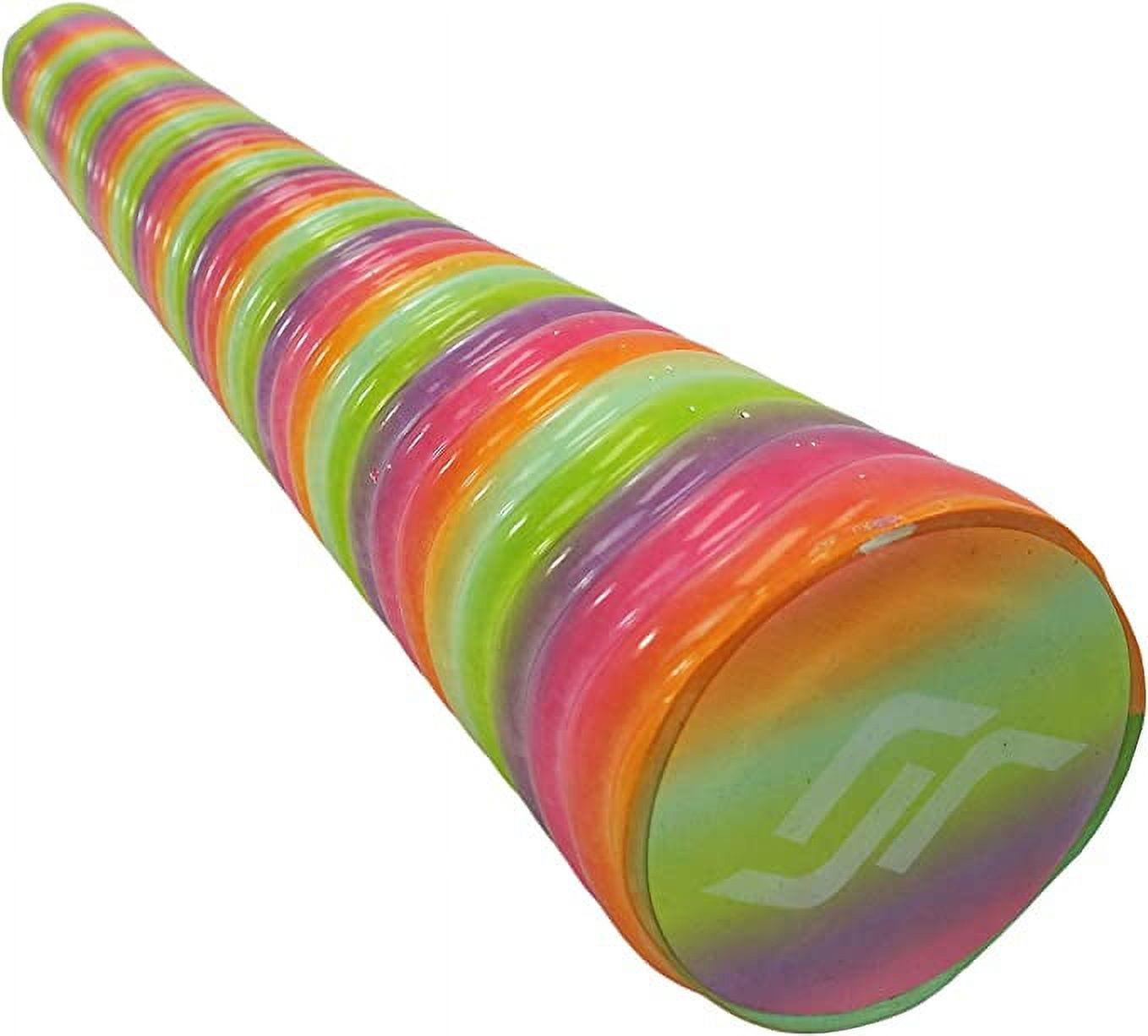 Rainbow Jumbo Soft Foam Swimming Pool Noodle with Vinyl Coating