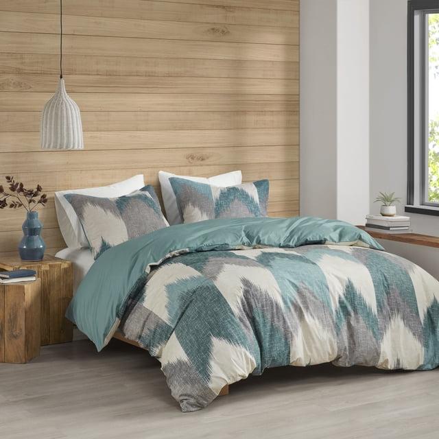 INK+IVY Alpine Printed Cotton Duvet Cover Set