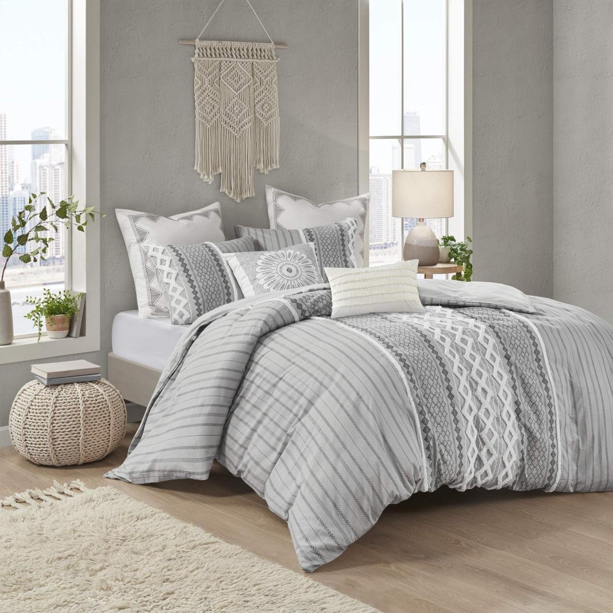 Ink+Ivy 3pc Imani Cotton Comforter Set with Chenille