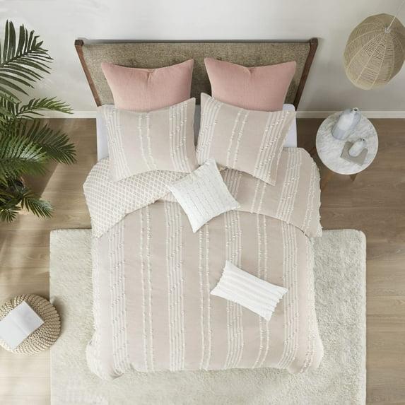 3 Piece Cotton Jacquard Bedding Set