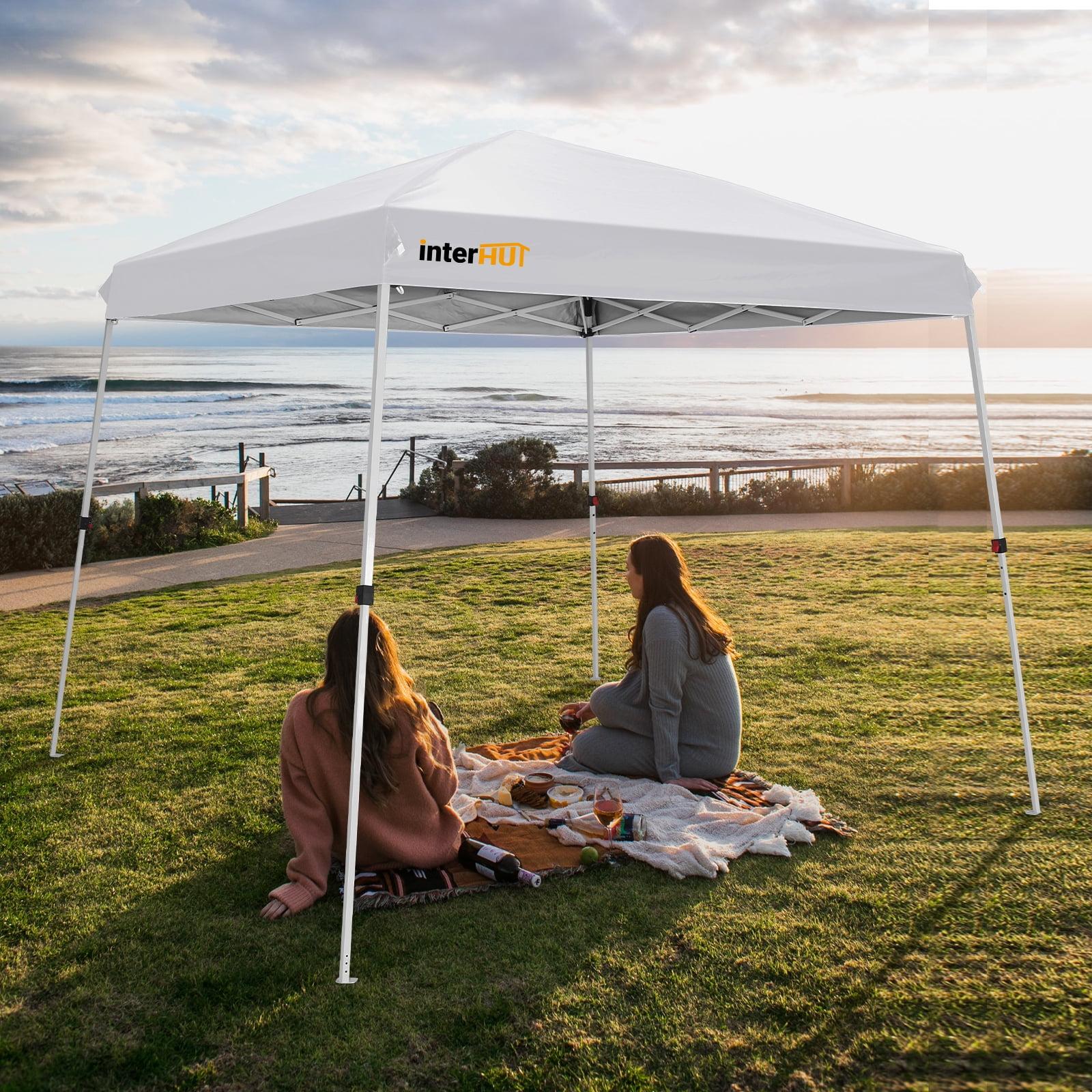 10 Ft. W x 10 Ft. D Slant Leg Steel Pop-Up Canopy