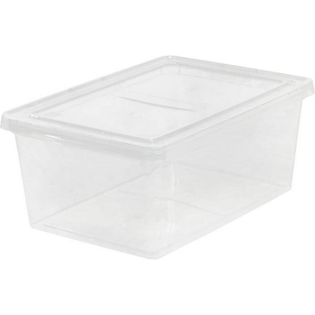 IRIS USA 17 Quart Clear Storage Box, Clear