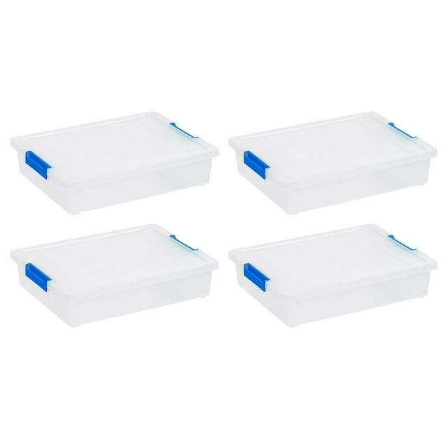 IRIS USA, Inc. IRIS USA, Inc. Iris Plastic Storage Tub & Tote (Set of 4)