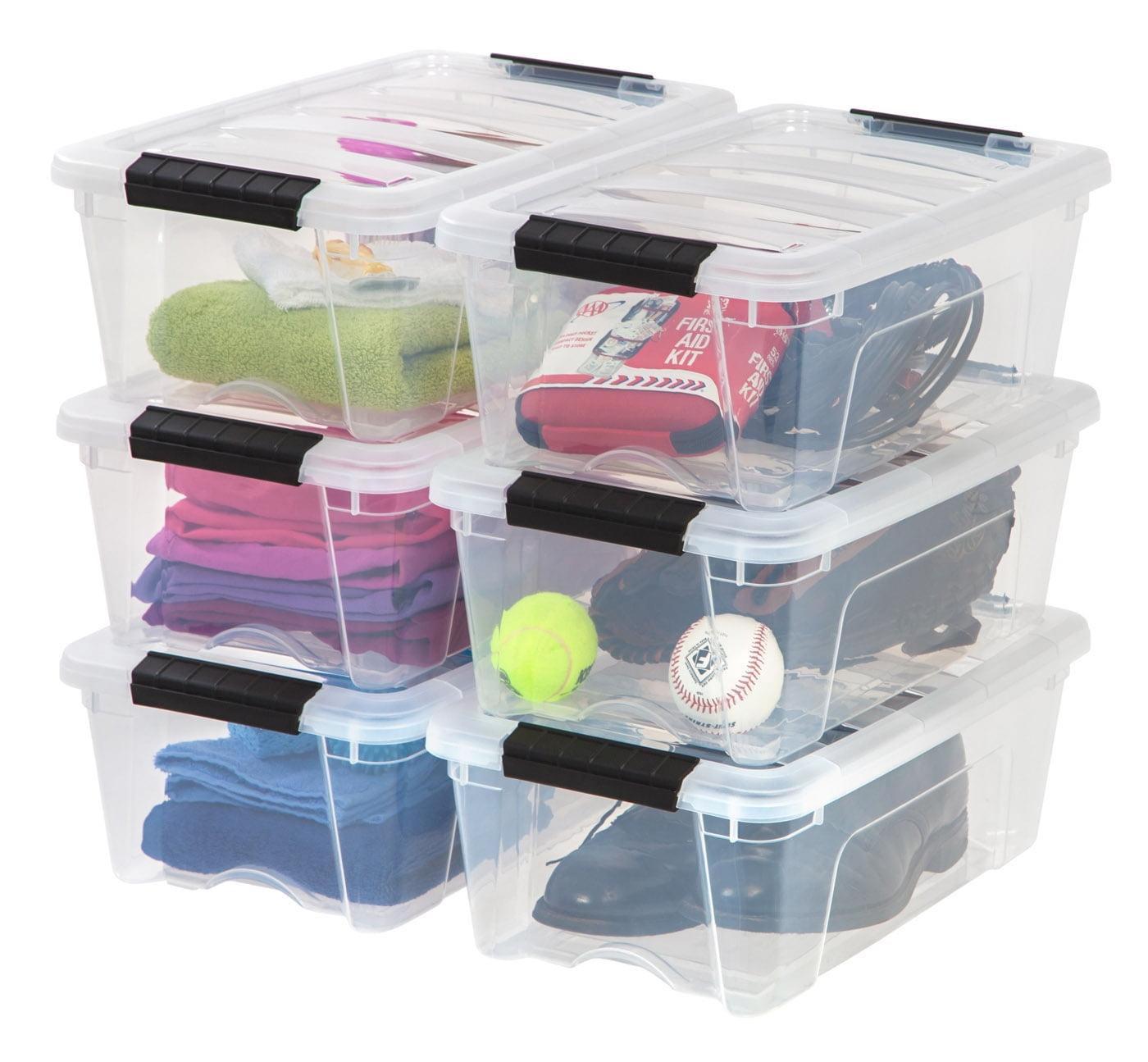 IRIS USA, Inc. Stack & Pull™ Plastic Bin