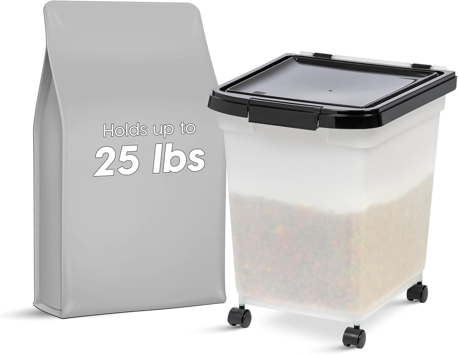 IRIS USA, Inc. 25 Lb. Plastic Food Storage Container