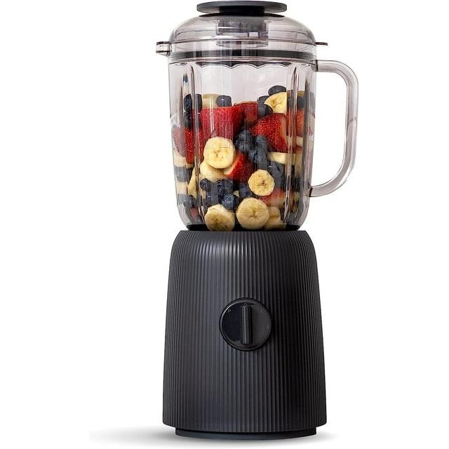 IRIS USA 3-Speed High-Power Professional-grade Countertop & Kitchen Blender - 50 oz Tritan Jar, Titanium-Coated Stainless Steel -Blades