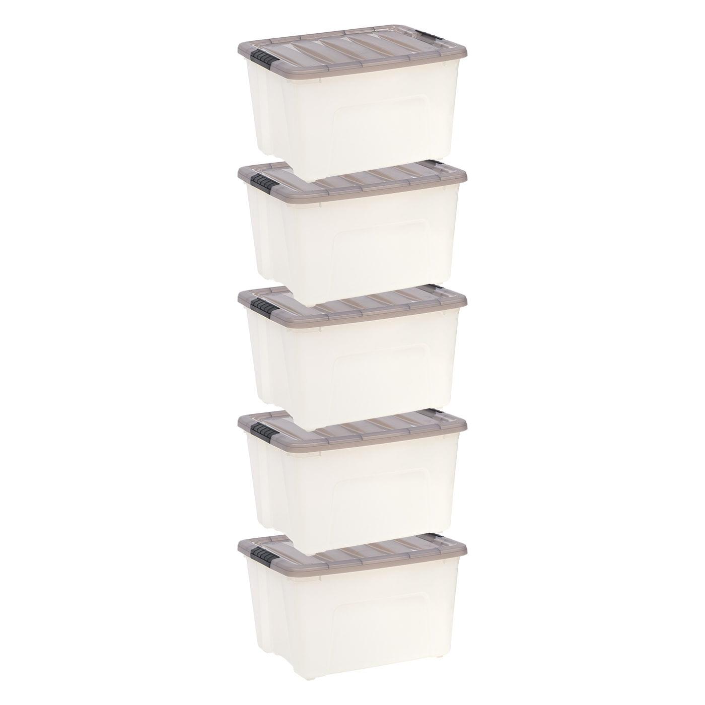 54 Qt./13.5 Gal. Plastic Storage Box with Latching Lid in Clear