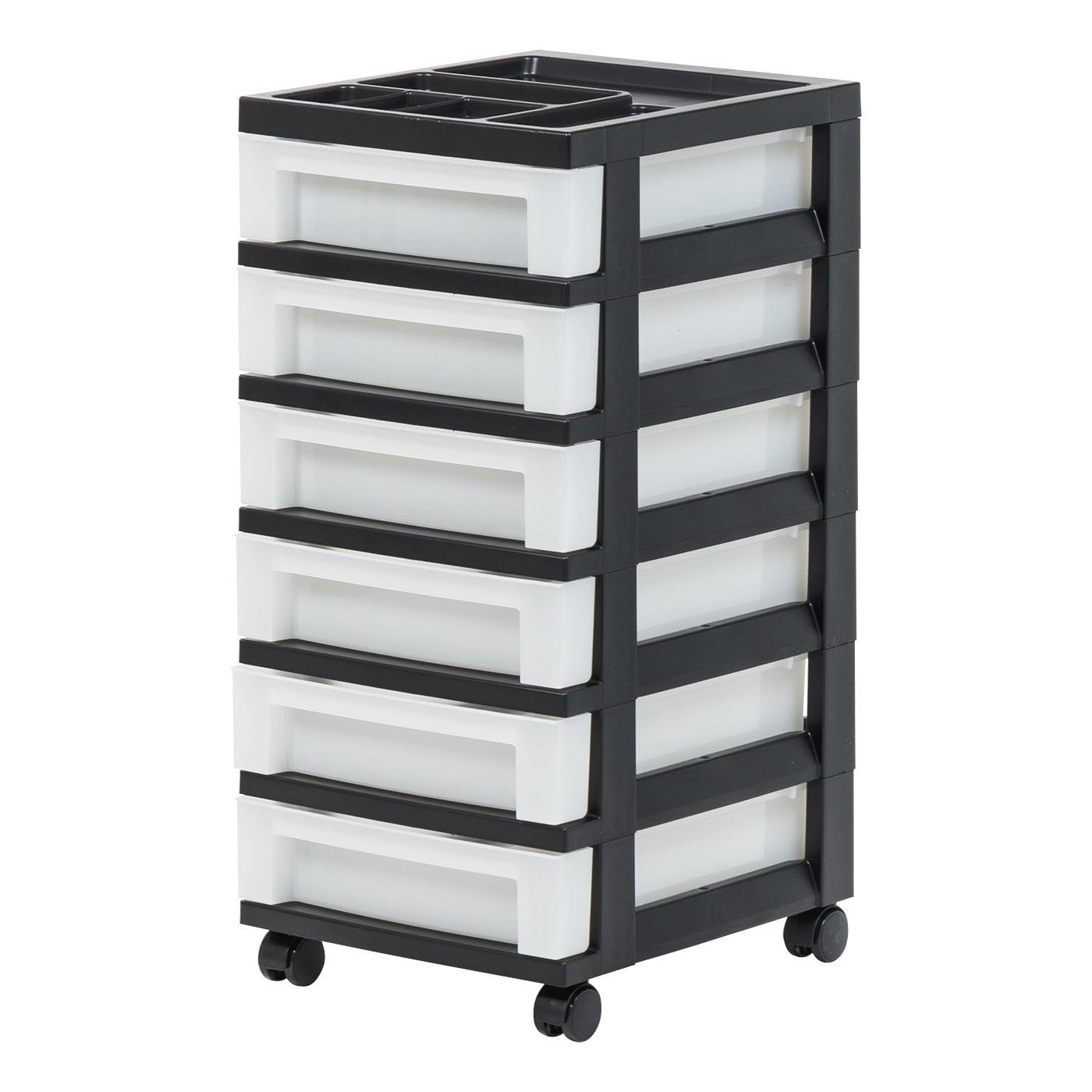 IRIS USA Plastic Rolling Storage Drawer Cart