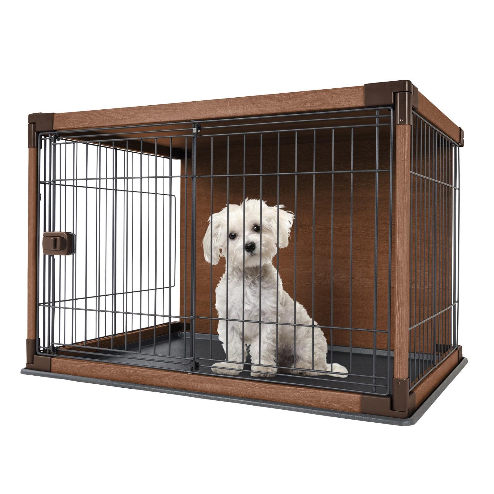 IRIS USA Wire Open Dog Crate Pet Playpen