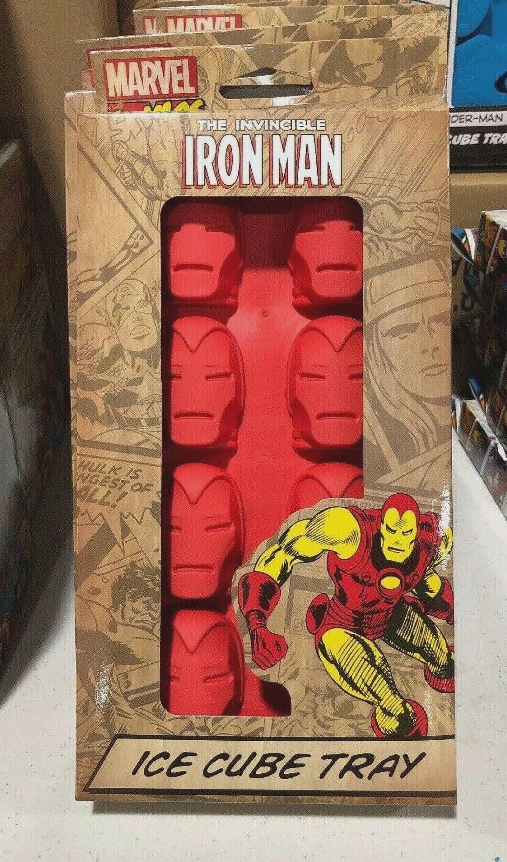 Marvel Iron Man Red Silicone Ice Cube Tray