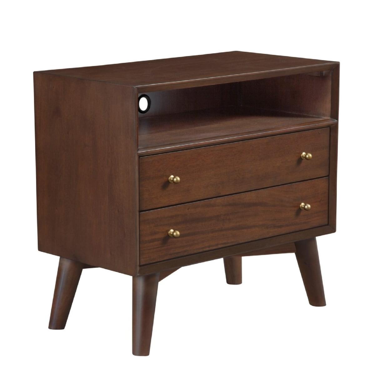 Williams 2-Drawer Nightstand with Shelf