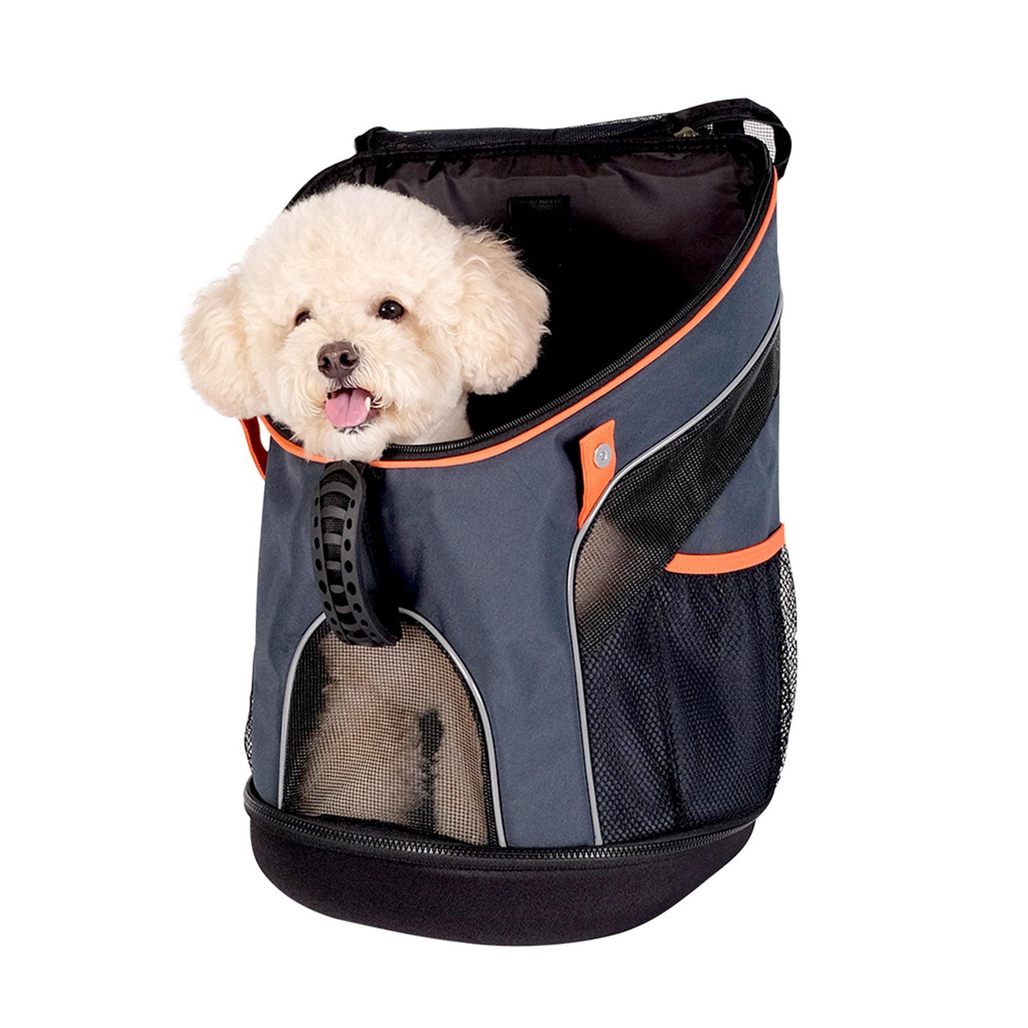 Navy Blue Soft-Sided Airline Approved Pet Backpack Carrier