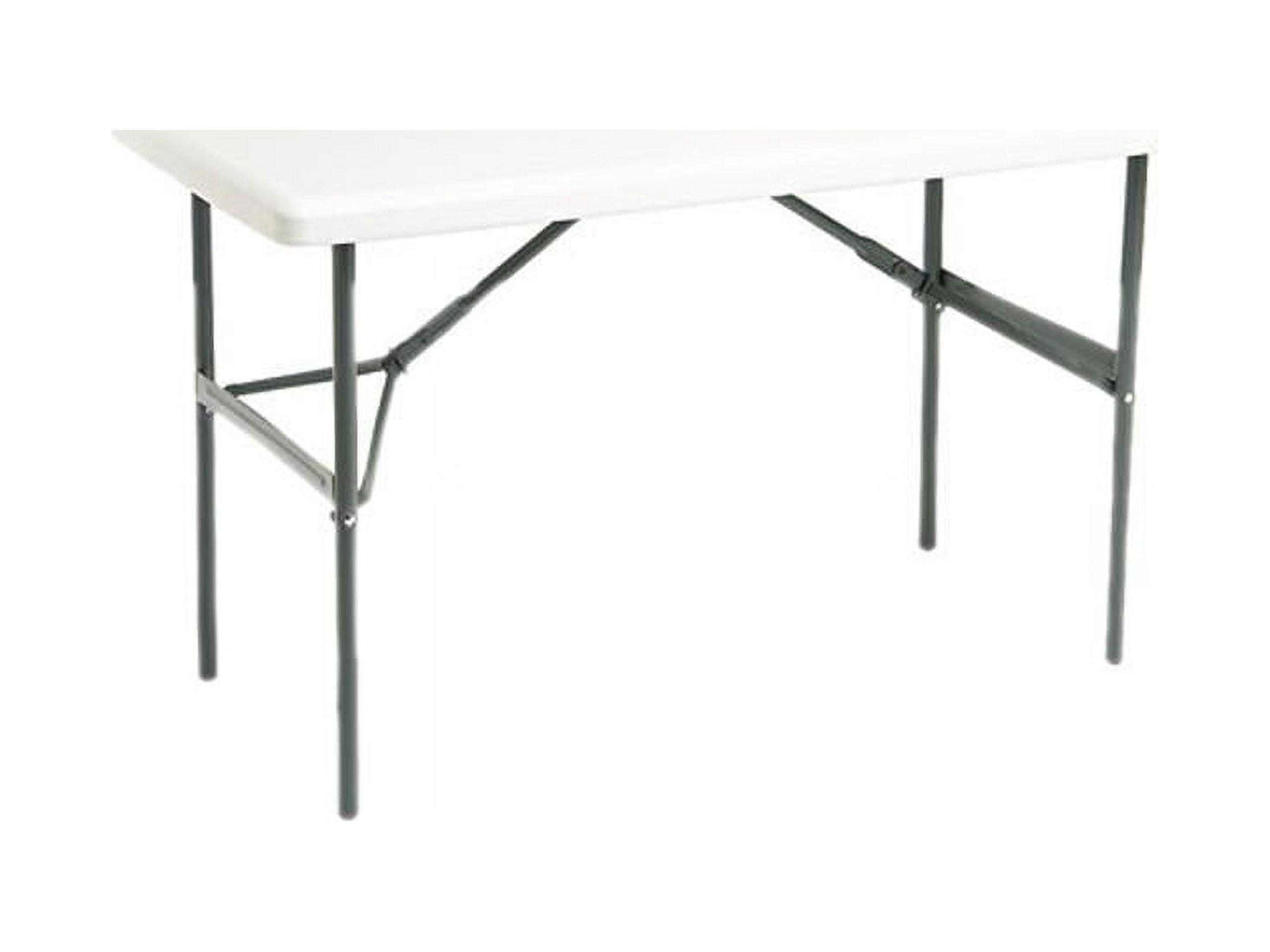 Platinum 48"x24" Rectangular Steel Folding Utility Table