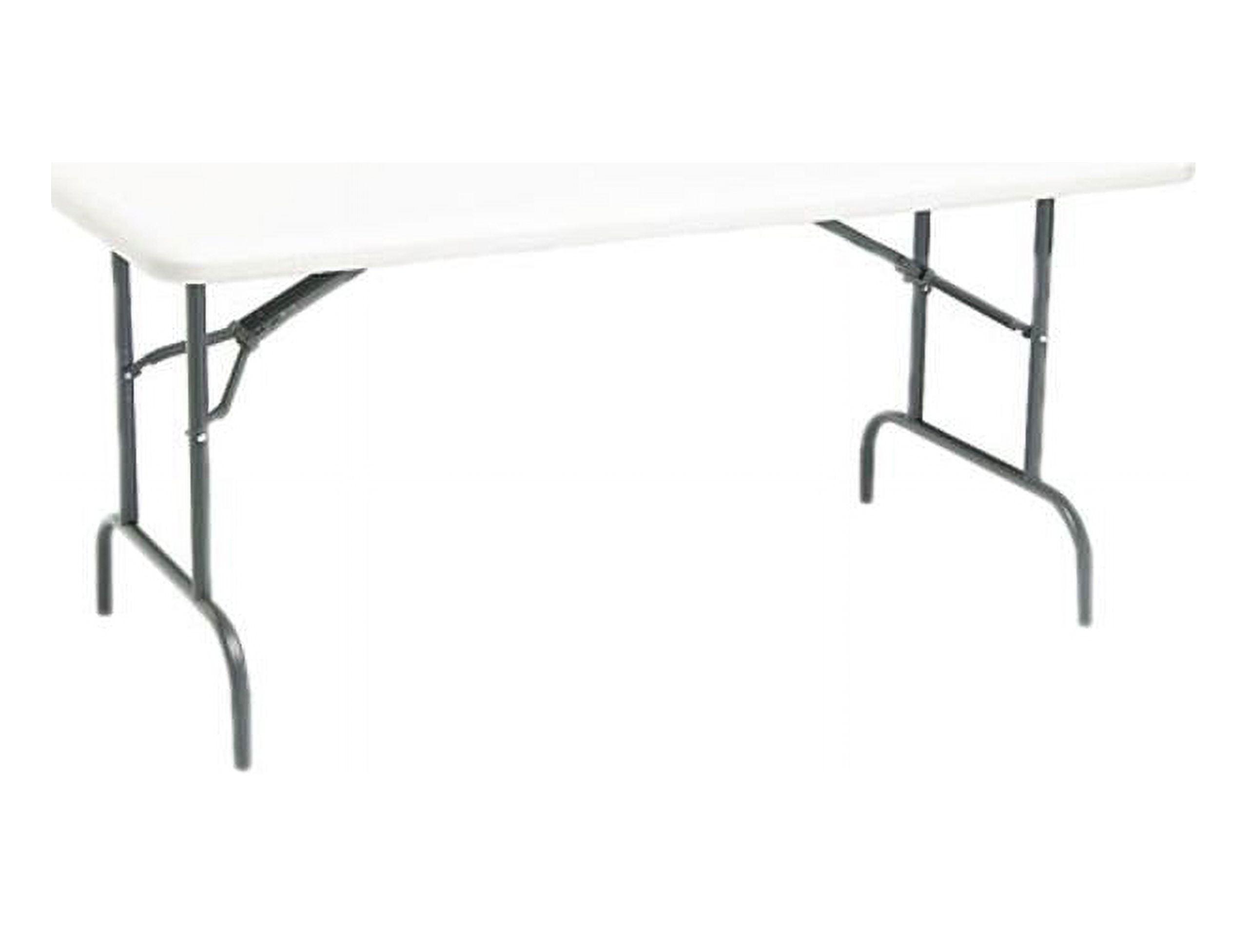 Iceberg 65213 IndestrucTable TOO 1200 Series Resin Folding Table, 60w x 30d x 29h, Platinum