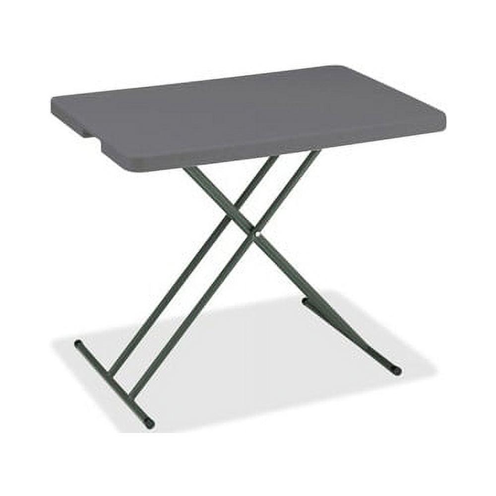 IndestrucTableTOO 30'' Rectangular Adjustable Folding Table