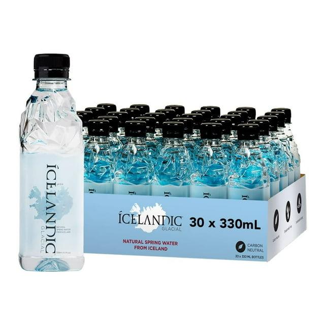 Icelandic Glacial Natural Spring Alkaline Water, 11.16 Fl Oz (30 Count)