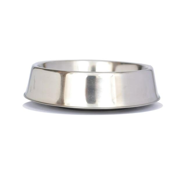 Iconic Pet 92195 Anti Ant Stainless Steel Non Skid Pet Bowl for Dog or Cat- 64 oz - 8 cup