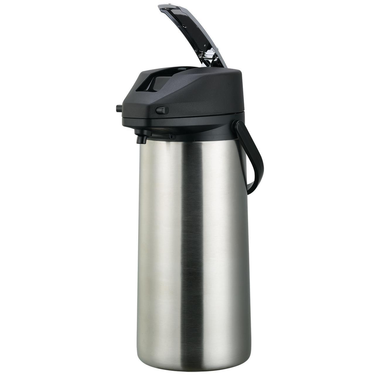 Service Ideas Stainless Steel 12.68 Cup Airpot with Lever Lid