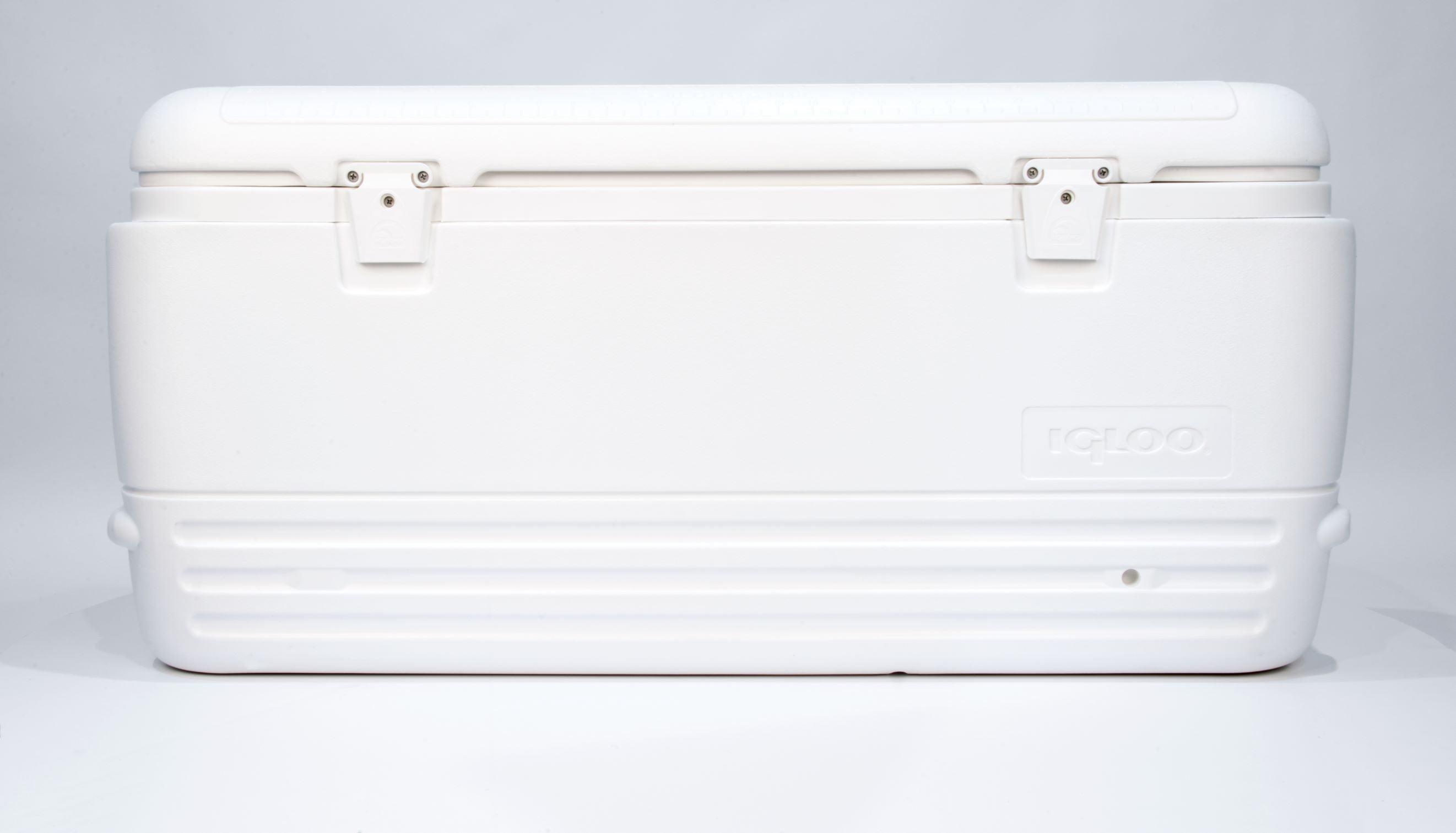 Igloo 120 qt. Quick & Cool Polar Ice Chest Cooler, White