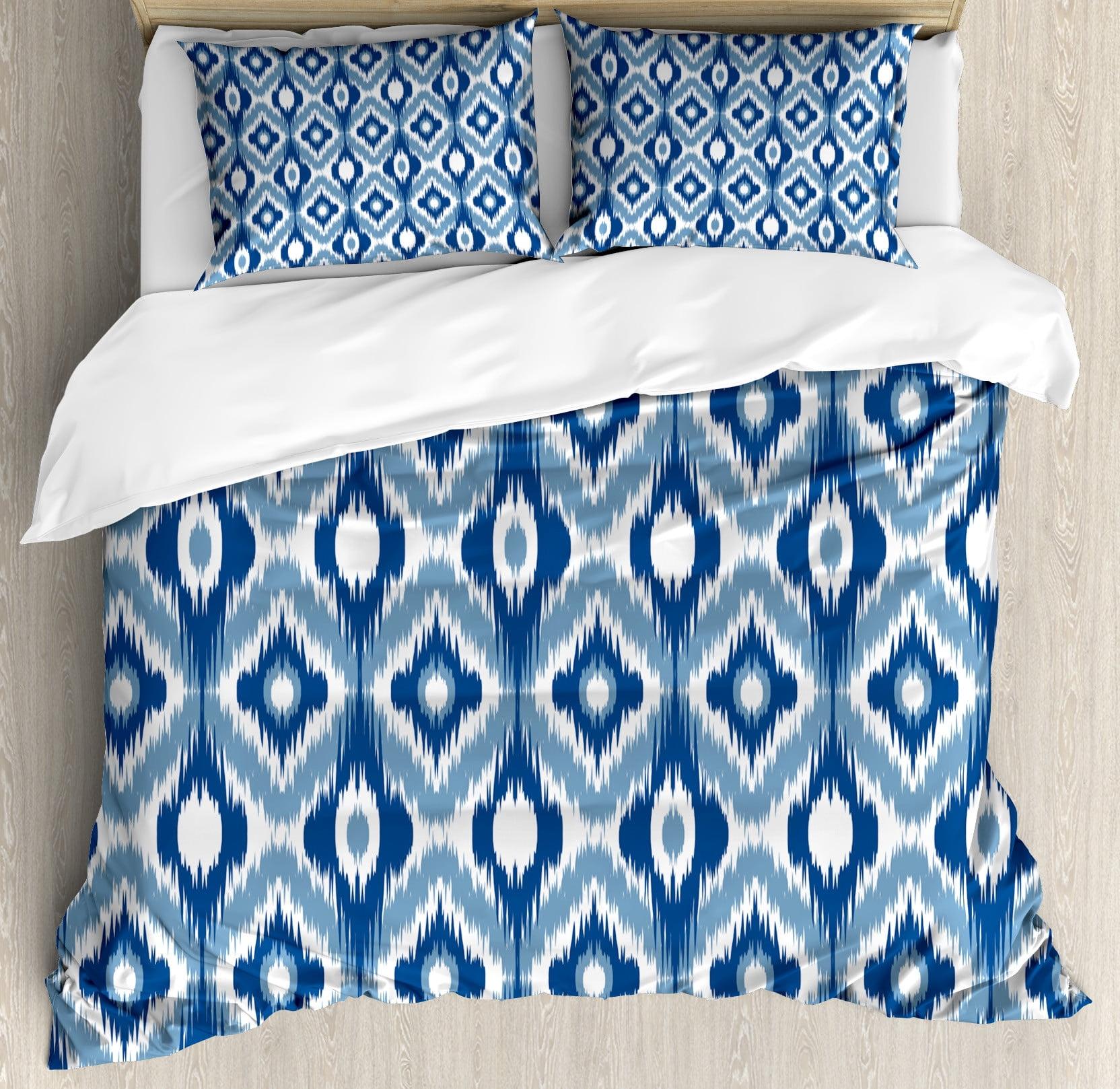 Ambesonne Rustic Ikat Duvet Cover Set