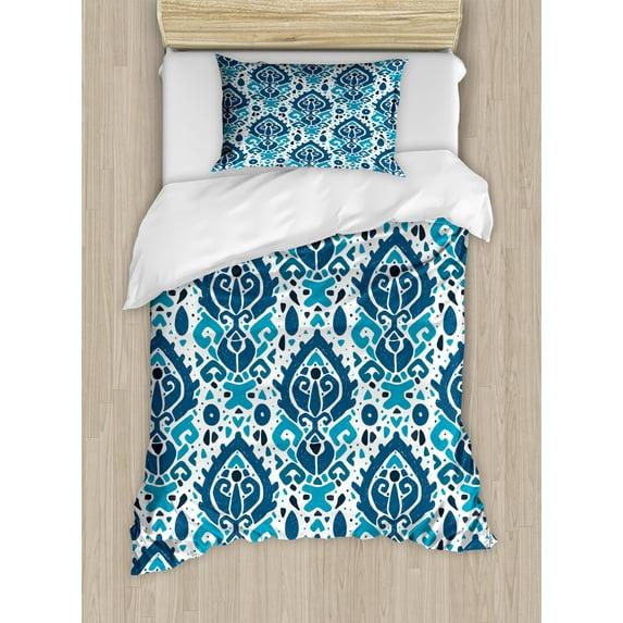 Rustic Ikat Duvet Cover Set