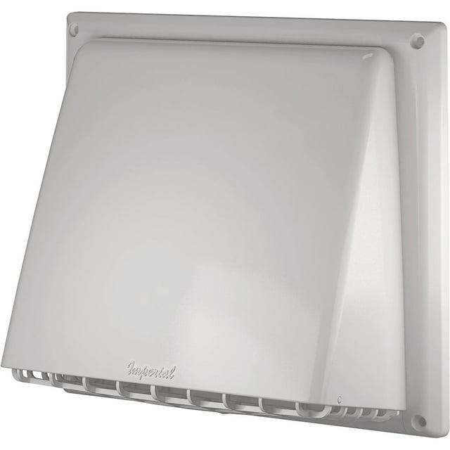 Imperial 6 In. - 7 In. White Plastic Kitchen Wall Vent Cap VT0755