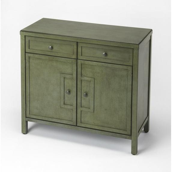 Imperial Green Console Cabinet