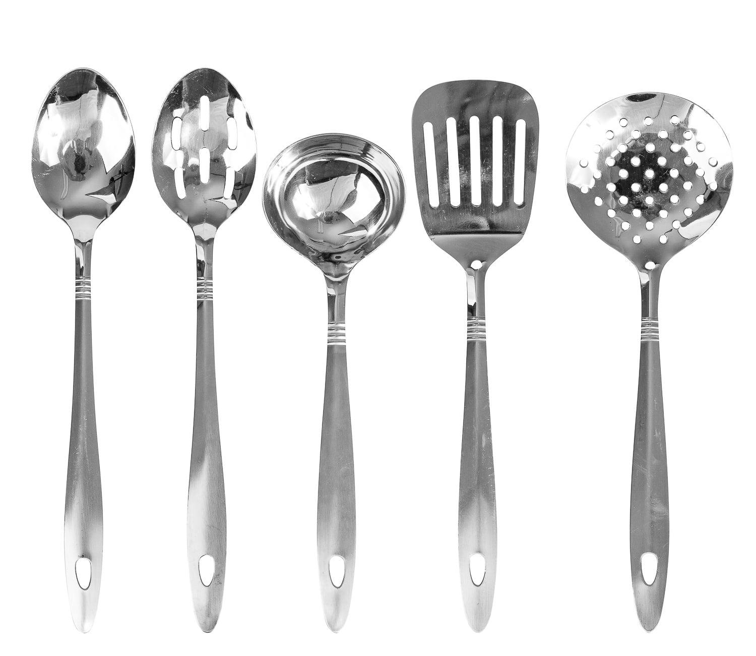 Classic Stainless Steel 5-Piece Kitchen Utensil Set