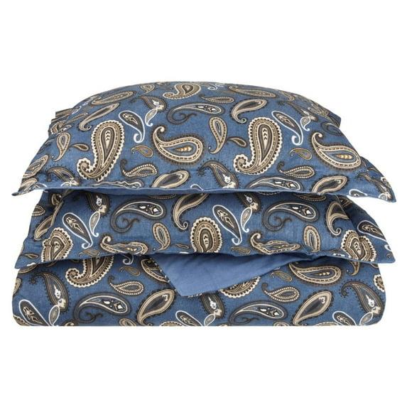 Impressions Manon Paisley Cotton Flannel Duvet Cover Set