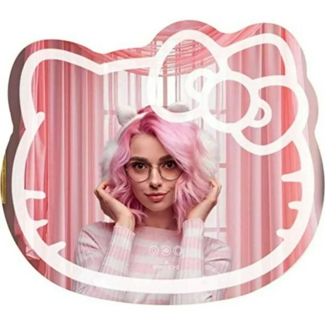 IMPRESSIONS VANITY · COMPANY Hello Kitty Wall Mirror with Wi-Fi, Smart Touch Sensitive Makeup Vanity Mirror with App Controller