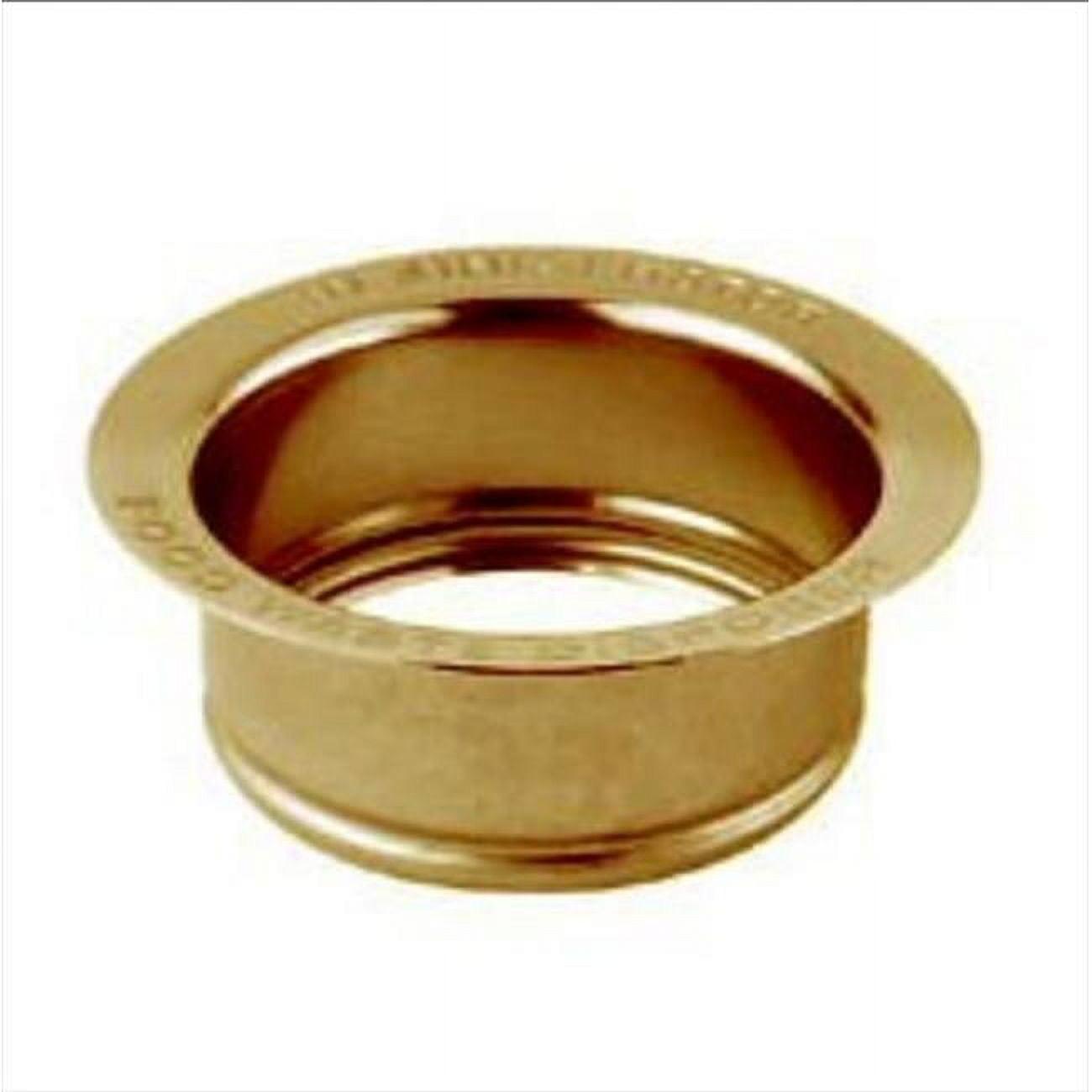 Elegant French Gold Steel Sink Flange for Garbage Disposers