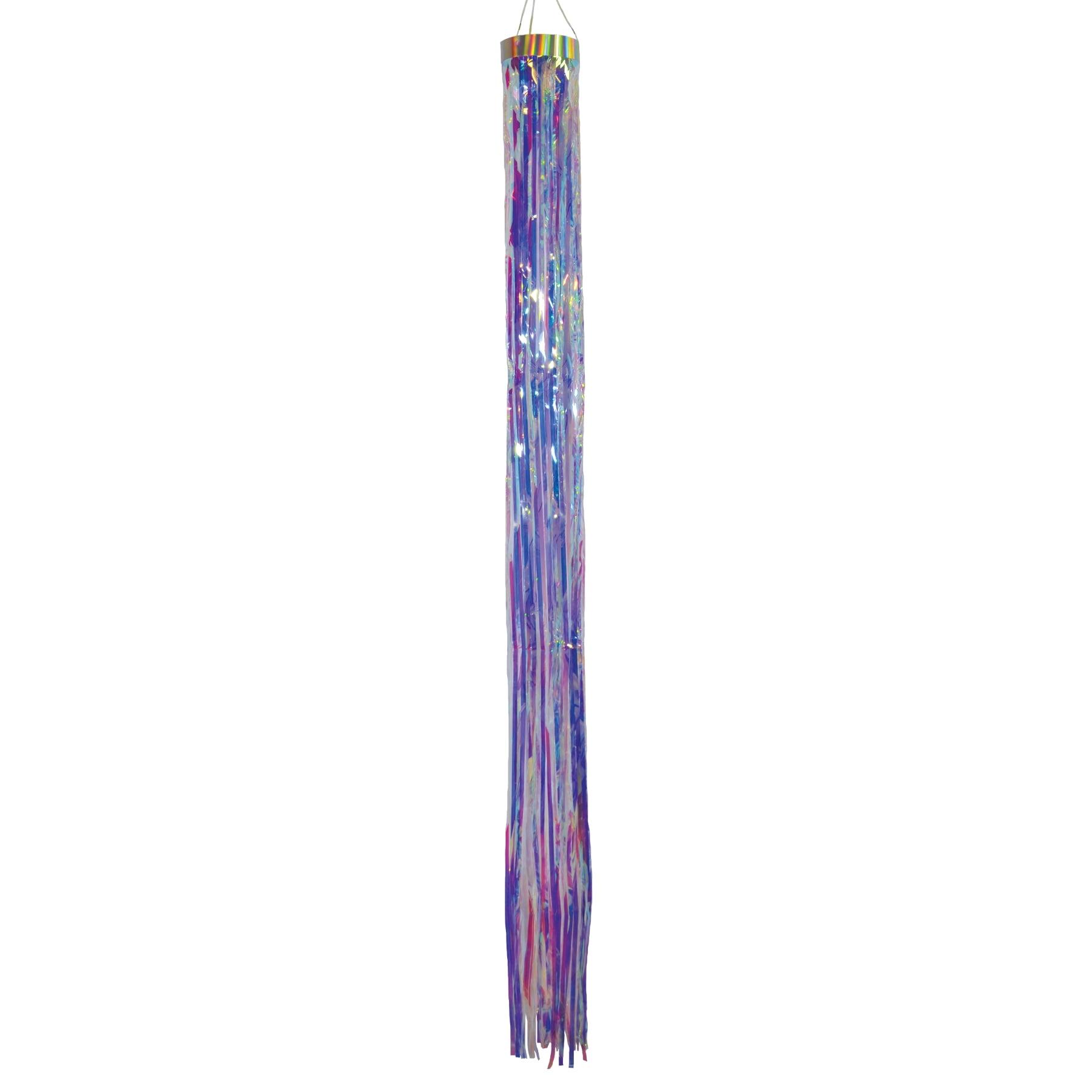 51 Inch Iridescent Holographic Mylar Windsock