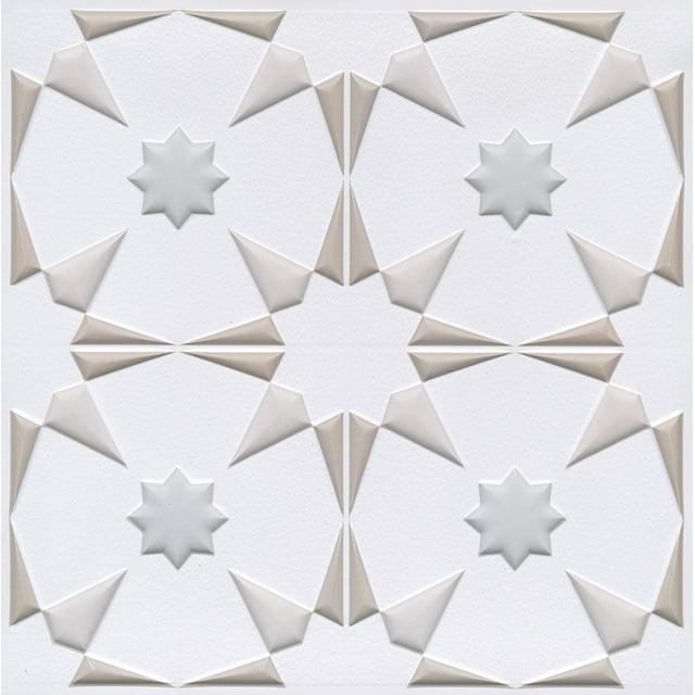 10'' W x 10'' L PVC Peel and Stick Field Tile