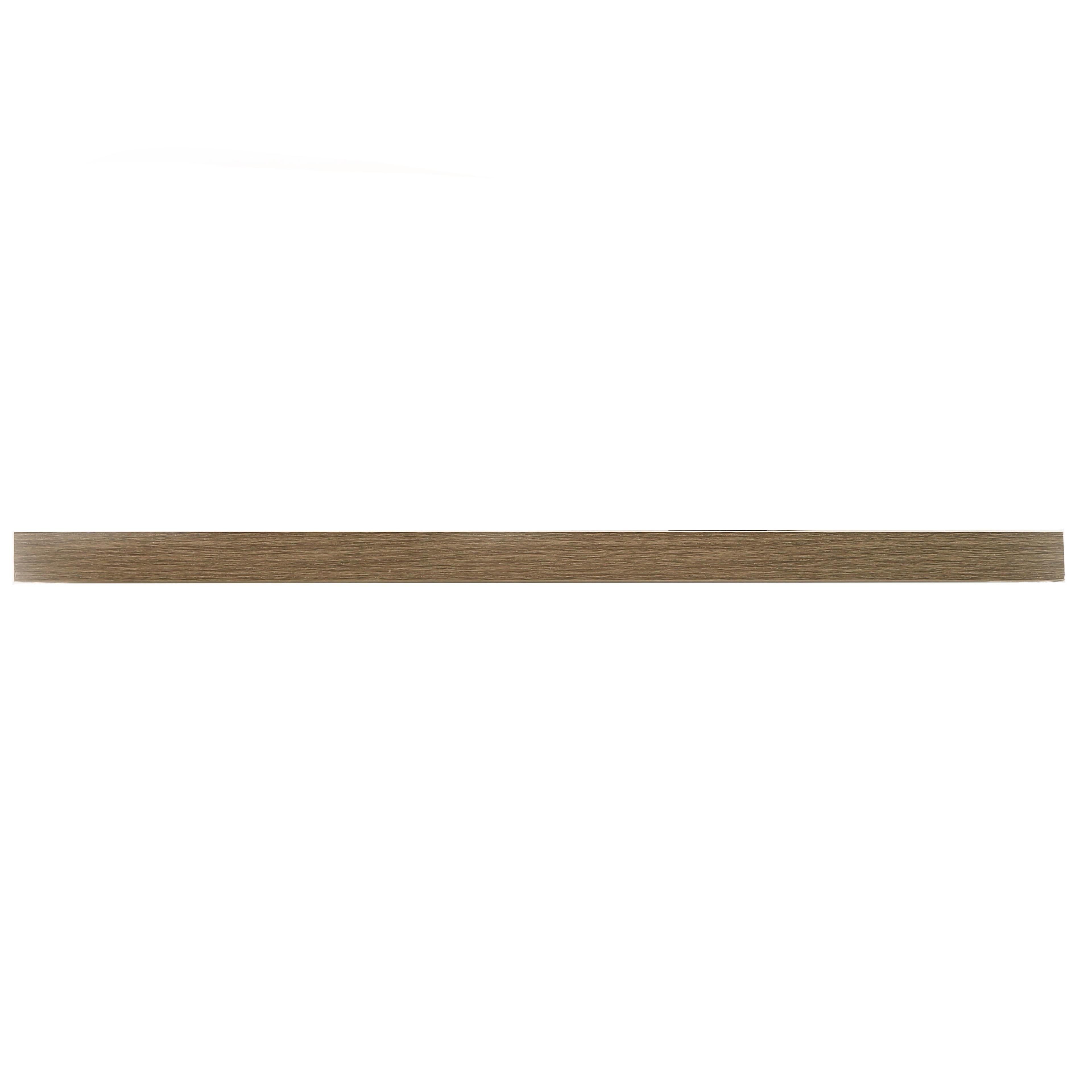 InPlace 42" Floating Shelf Wall Mounted Hidden Brackets Rustic Wood: Modern Decor, MDF, Smooth Finish, Includes Mounting Hardware