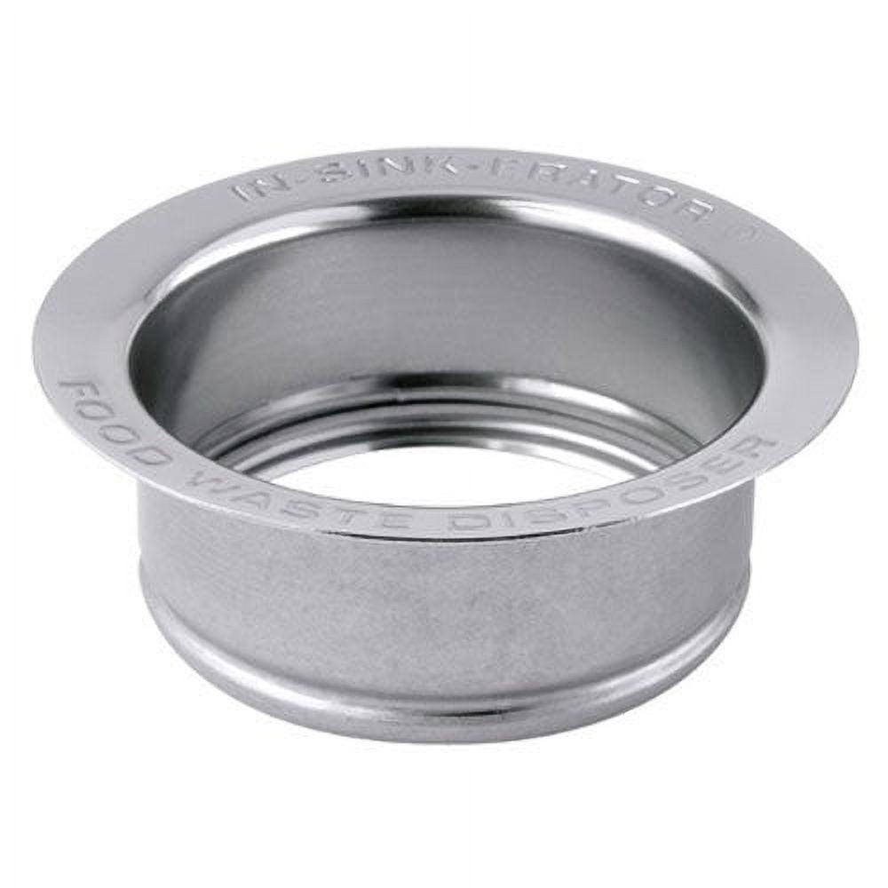 Polished Stainless Steel 4.5" Sink Flange Accessory for Waste Disposers