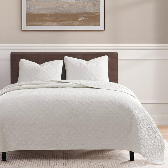 Indigo Hill by HiEnd Accents Cotton Comfort Solid Color Classic Chic Casual Modern Rustic Quilt Set
