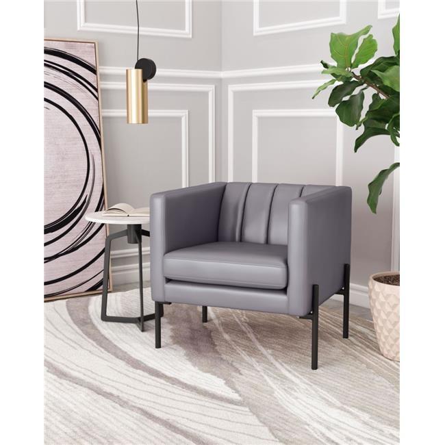 Faux Leather Armchair
