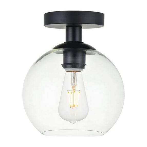 Childerley Single Light Glass Semi Flush Mount