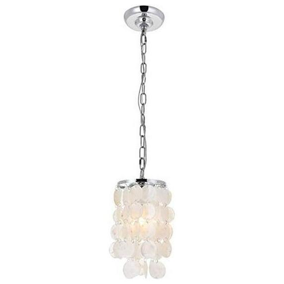 Elegant Lighting Selene 1 light Chrome Pendant