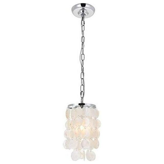 Elegant Lighting Selene 1 light Chrome Pendant