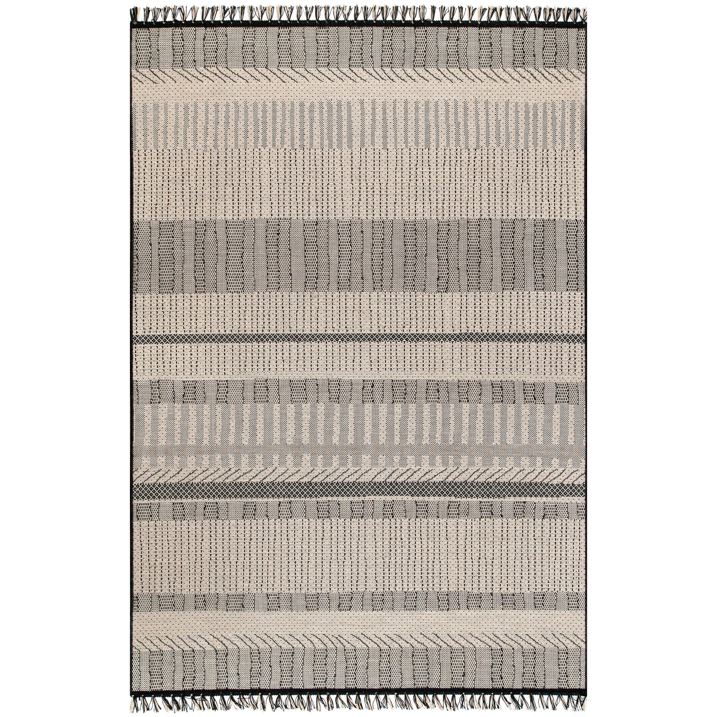 Gray Geometric Moroccan Indoor/Outdoor Area Rug