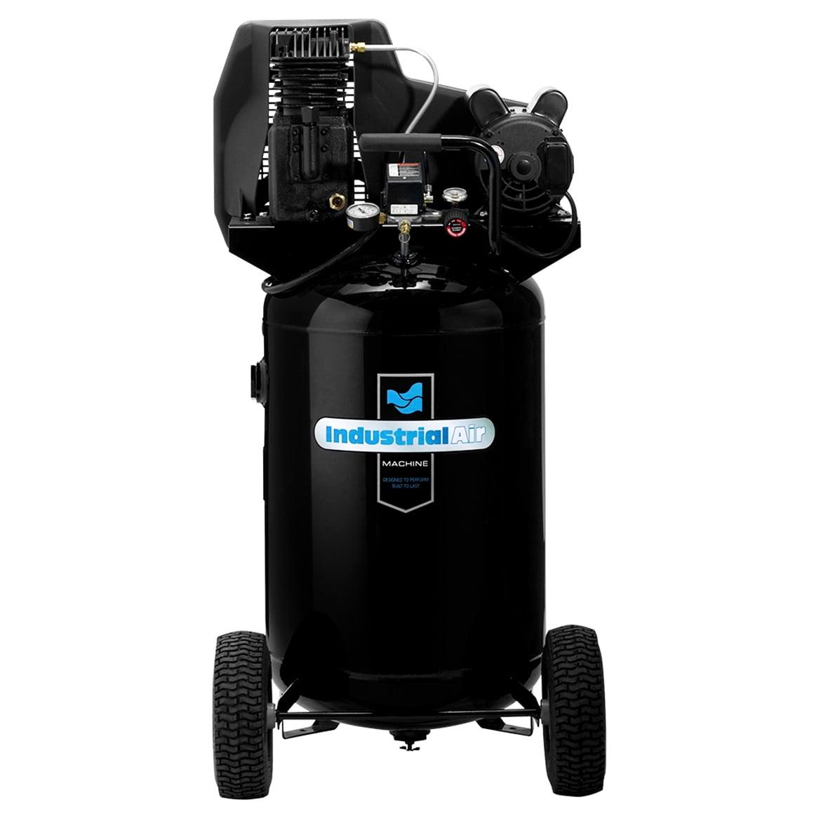 Industrial Black 30-Gallon Portable Vertical Electric Air Compressor