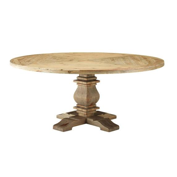 Modway Modway The Barn Wild Hen Round Pine Wood Dining Table
