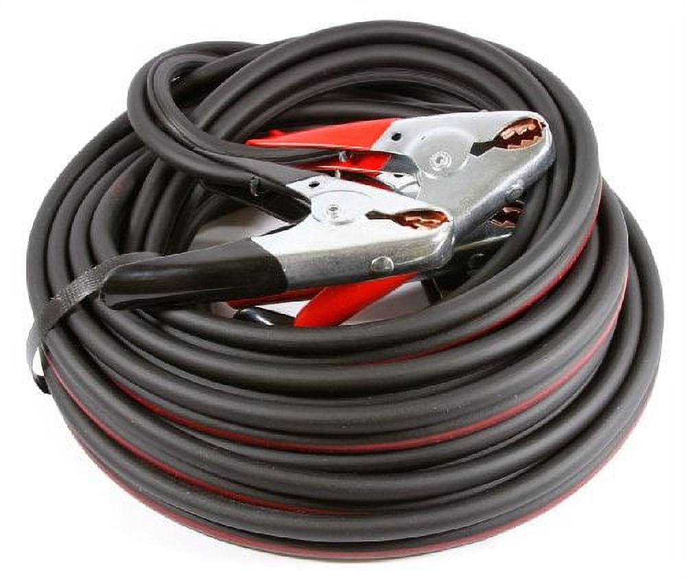 Heavy Duty 12-Foot Black and Red Battery Jumper Cables