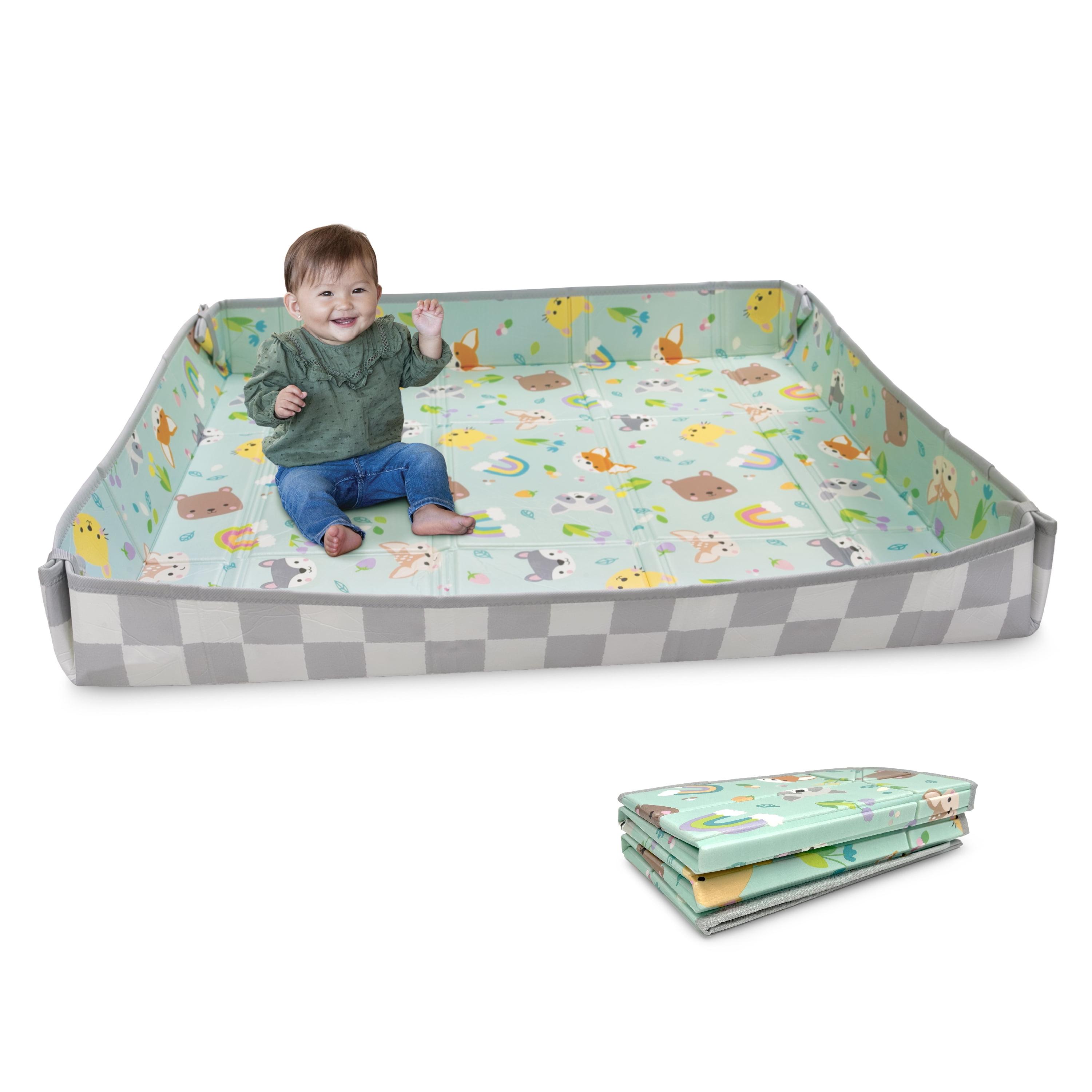 Extra-Large Foldable Animal-Themed Foam Play Mat