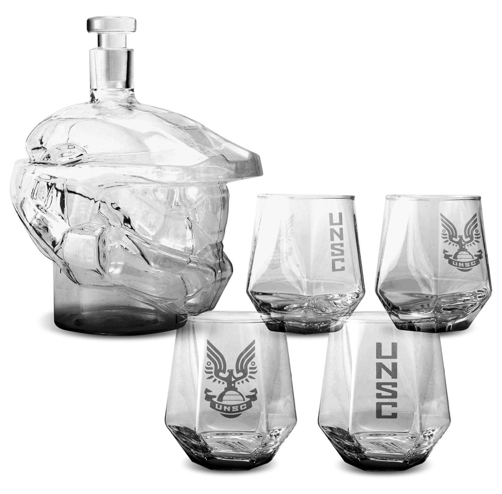 Ukonic 6 Piece Whiskey Decanter Set